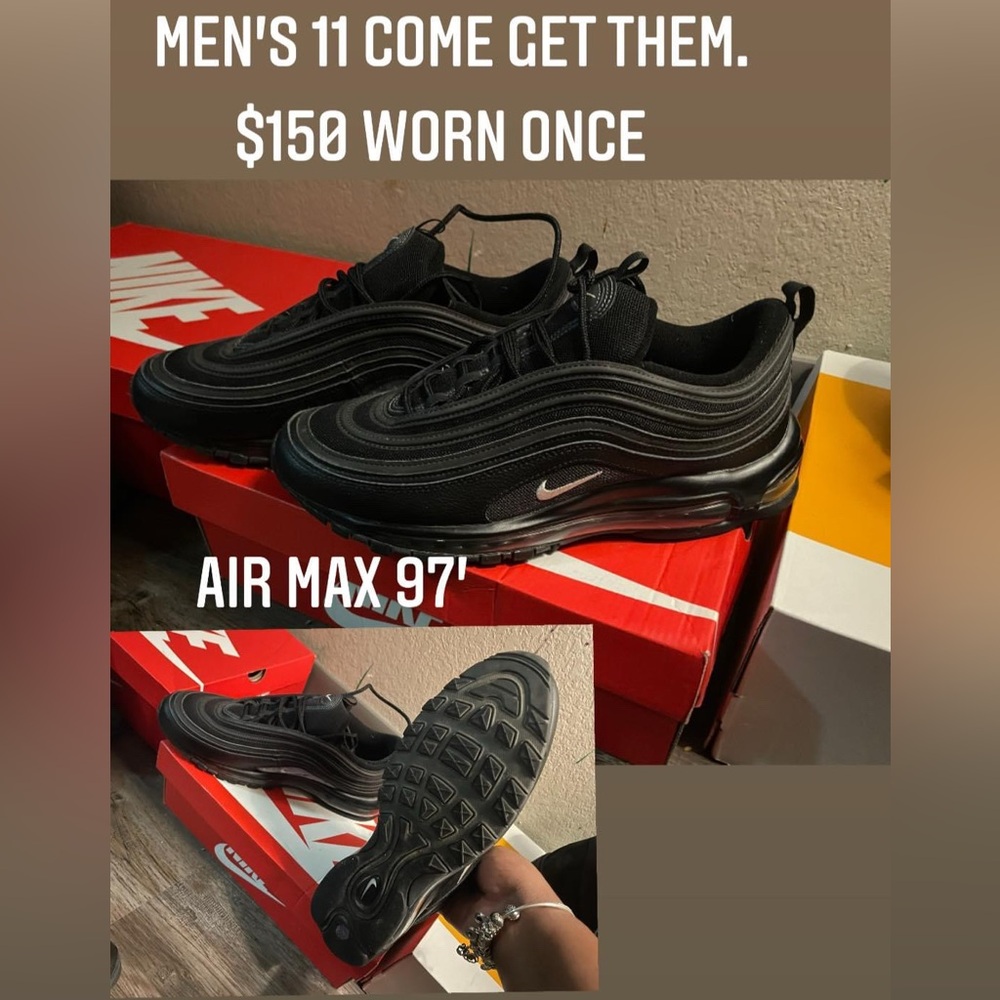 Nike Black Air Max 97 Sneakers